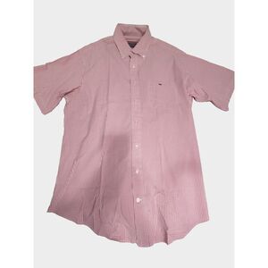 Vineyard Vines Shirt Mens Large Classic Fit Tucker Pink Gingham Long Sleeve